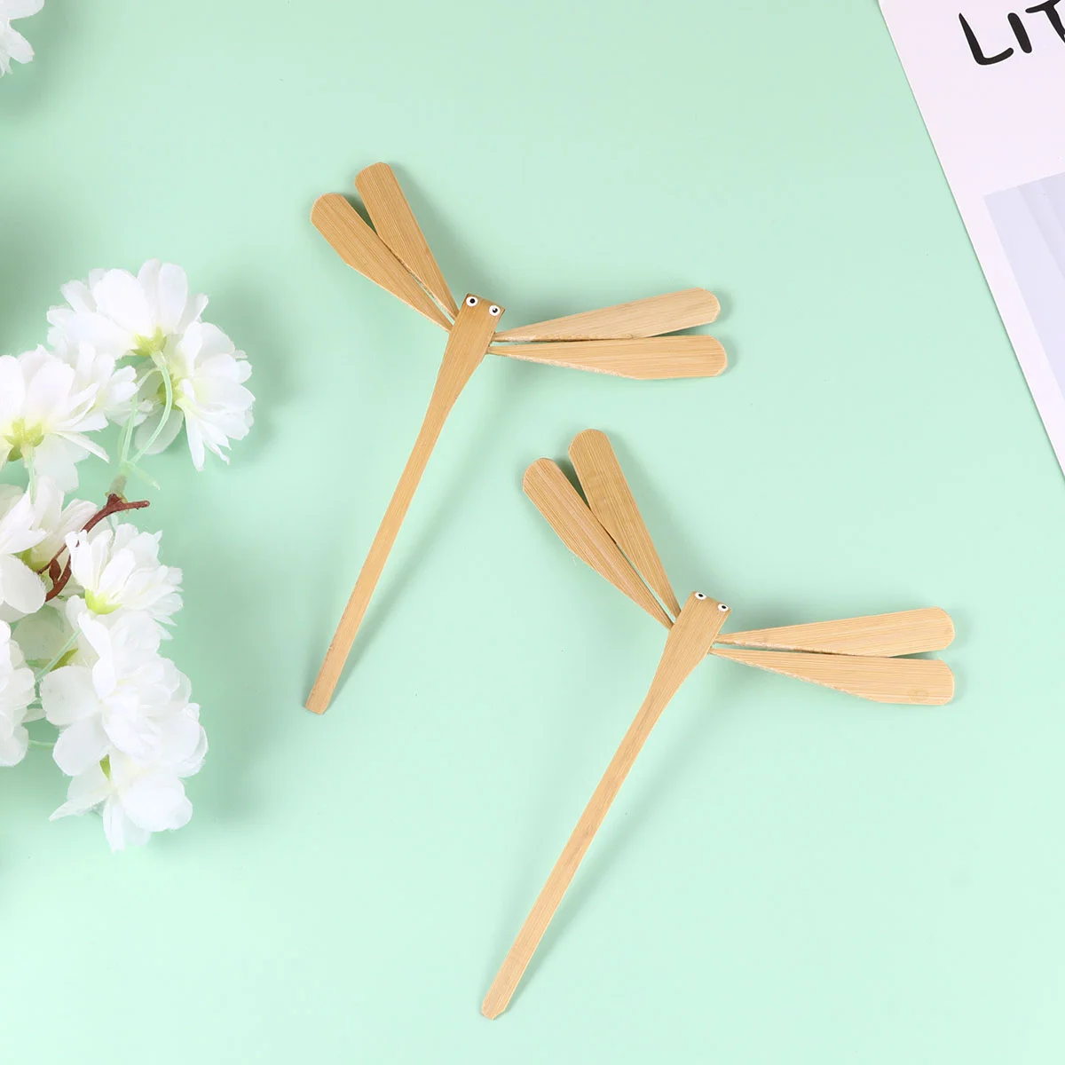 

Dragonfly Balance Wood Flying Kids Desktop Bag Goodie Gift Birthday Helicopter Mini Balancing Hand Figurine Propeller Gravity