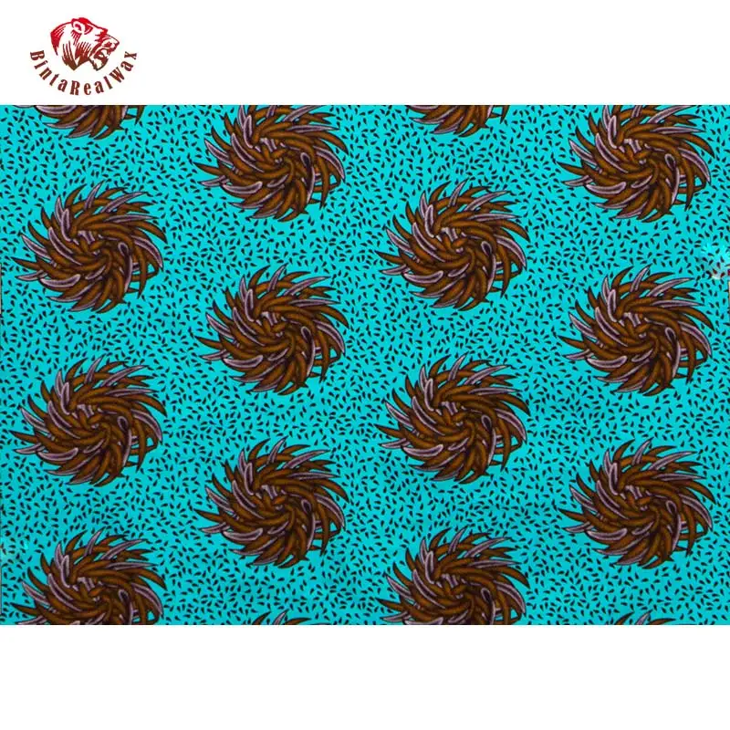 Африканская Вощеная хлопковая ткань 2022 африканская для осенней одежды Ткань 6