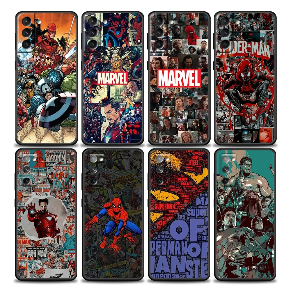 

Avengers Marvel Comics Logo Case Cover For Samsung Galaxy S21 S22 S20 Ultra FE Plus S7 S8 S9 S10 S21 Plus Lite 5G Soft TPU Cases