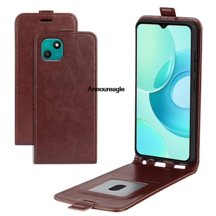 Кожаный чехол для wiko t10 w-v673-01 w-v673-02 противоударный мягкий складной вертикальный