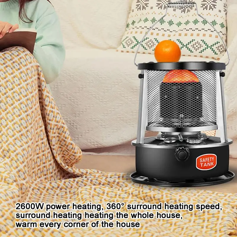 Outdoor Kerosene Heater Lightweight Kerosene Stove Heater with Oil Gauge Warmer for Indoor Outdoor Home Office Patio Deck Home