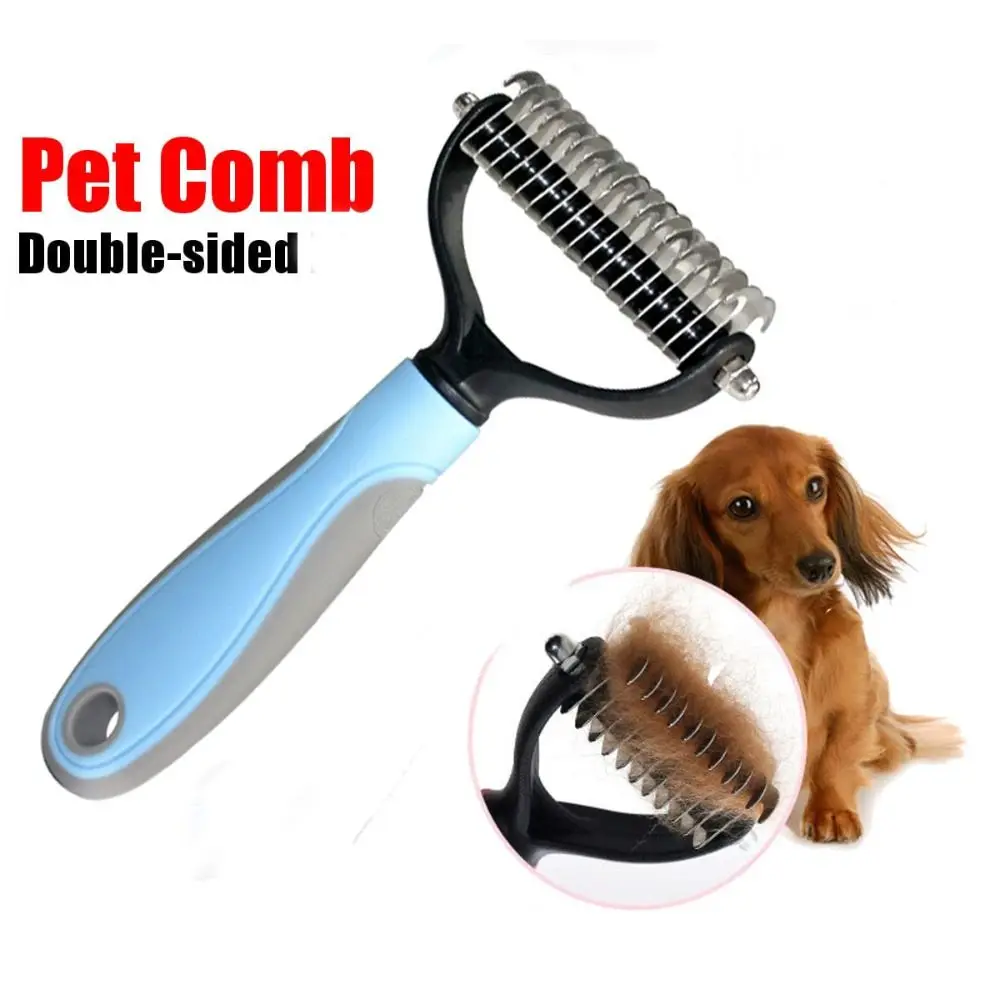 

Long Hair Curly Hair Shedding Deshedding Fur Trimming Hair Removal Comb Cats Brush Combs Pet Trimmer