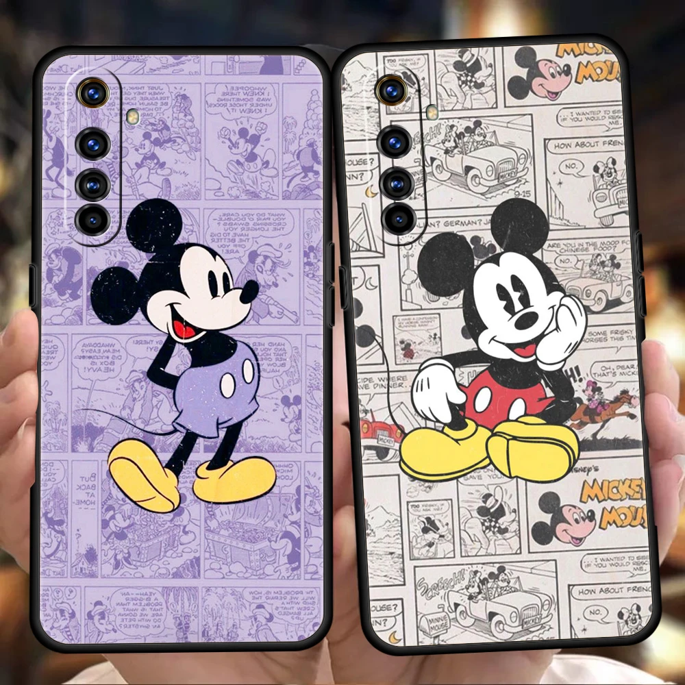 

Mickey Coimc Phoen Case Cover For Realme 8i 9i 9 8 7 6 Pro C25 C21 C11 C3 GT2 Pro Plus 5G Silicone Shockproof Shell Fundas Coque