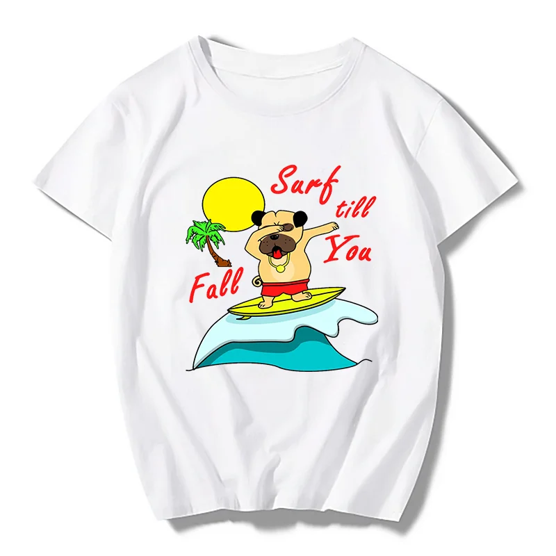 Рисунок 4 - Милый мопс ездит ветром и волнами