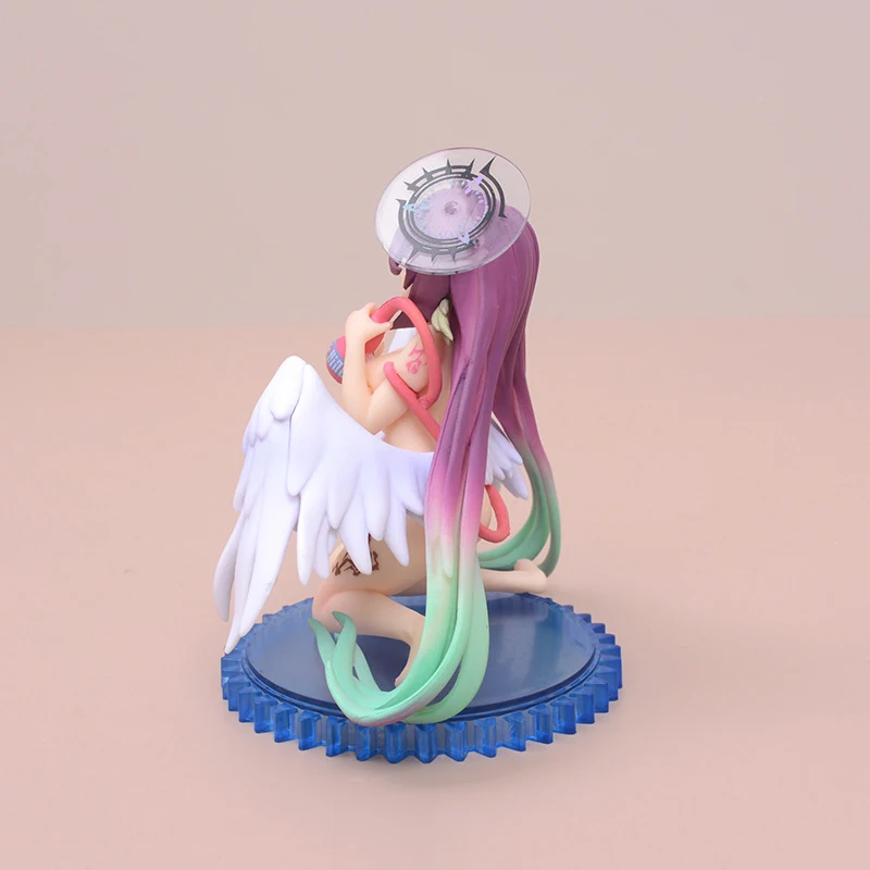 10cm No Game Life Anime Figure Jibril Fairy Shampoo Ver Action Shiro Bunny Sexy Collection Model Doll Toys Gift |