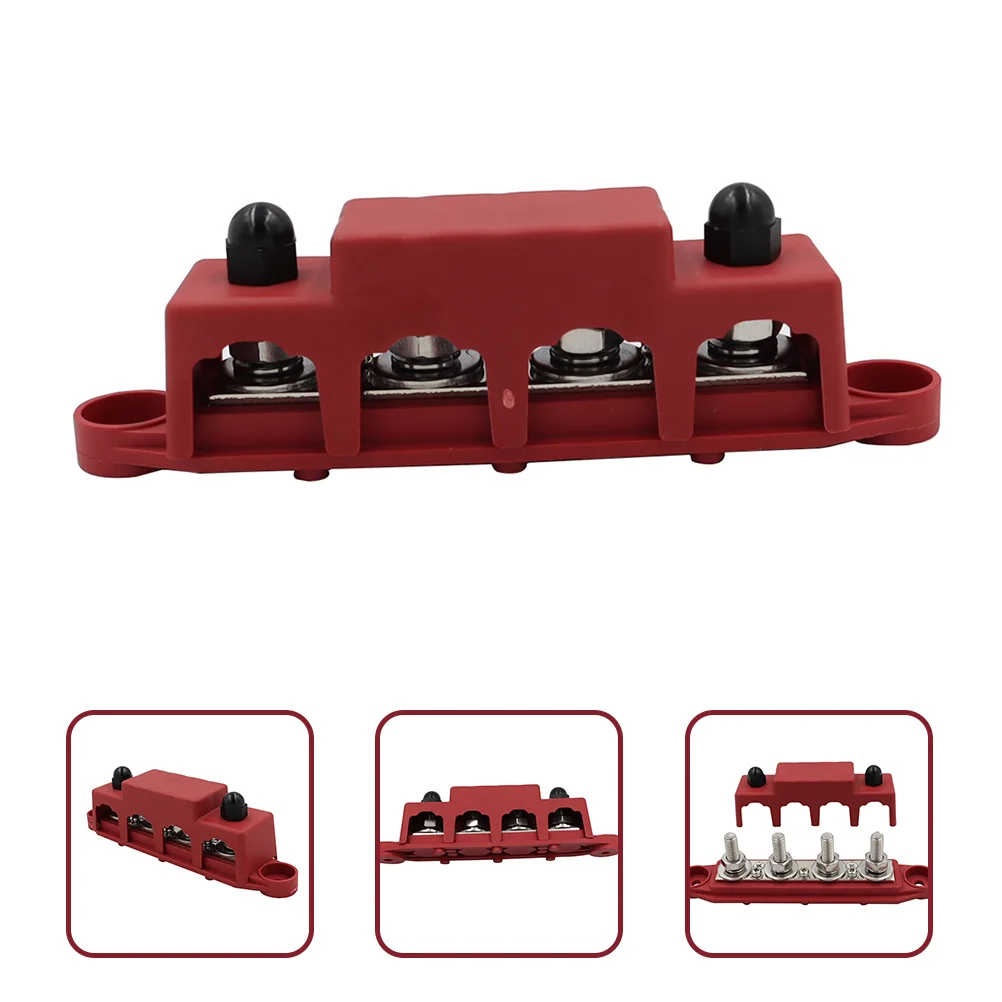 

Block Distribution Terminal Bus Bar Power Cover Battery Junction Blocks Module Busbar Box Boat Automotive With