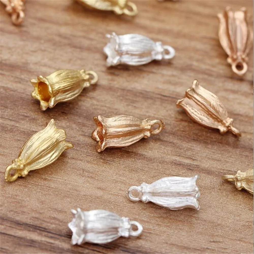 

50pcs/lot Necklace End Tip Tassel Caps Beads Cap End Cap for Jewelry Making Findings DIY Handmade Accessories Supplies