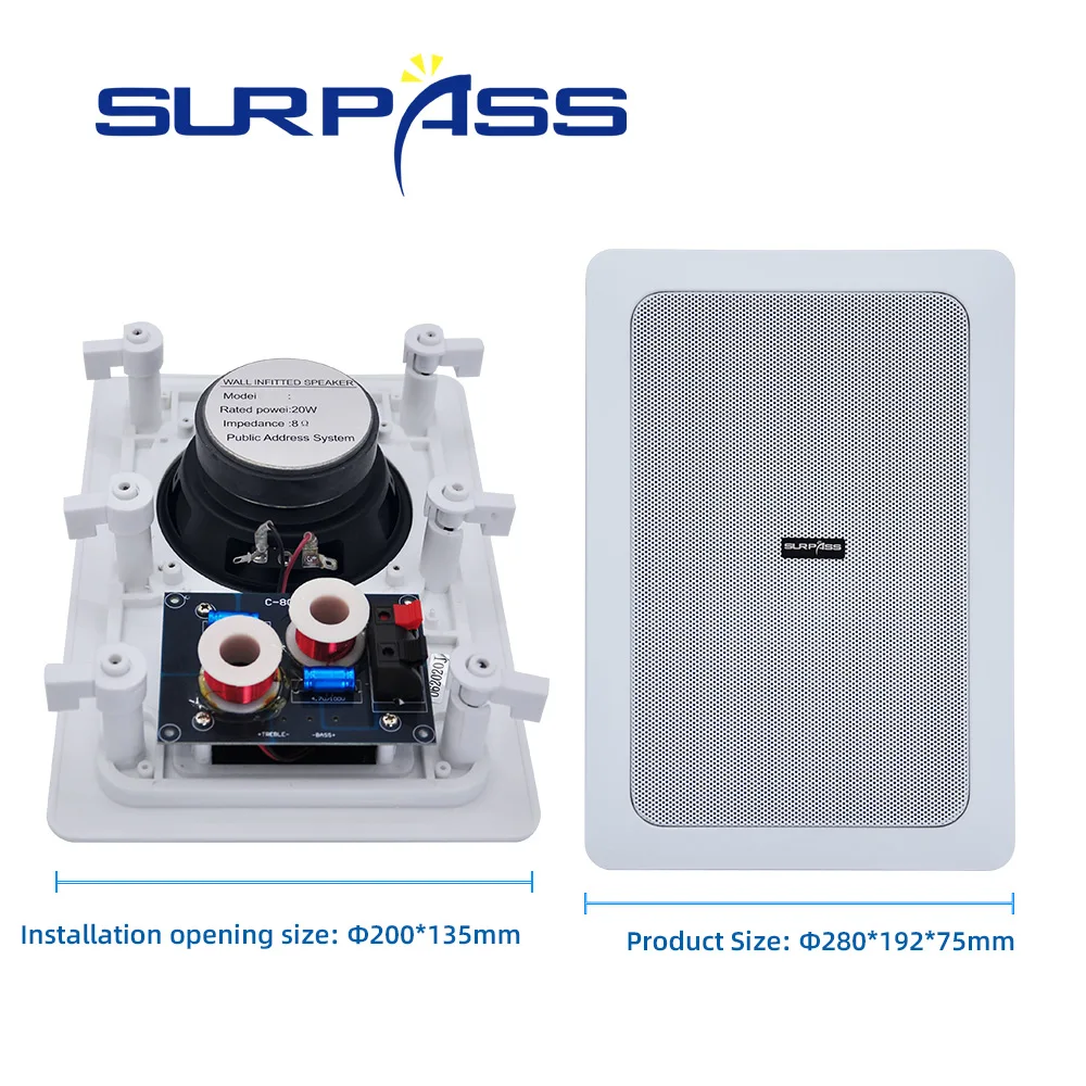 Настенный Hi-Fi стереоусилитель с сенсорной кнопкой 2 8 дюйма | Электроника