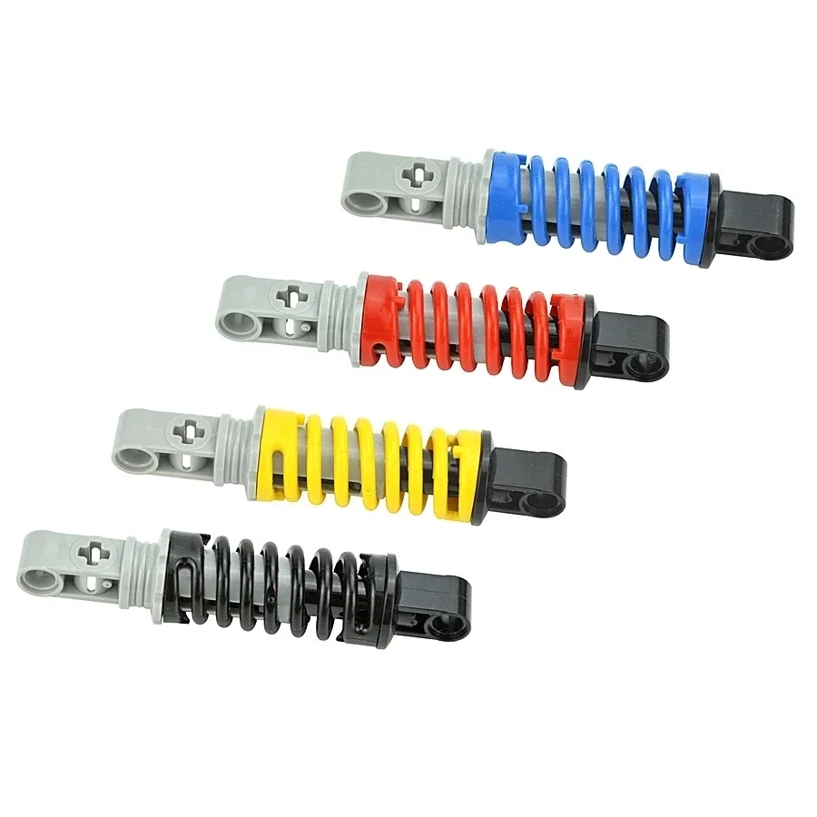 Строительные блоки технические детали Moc мягкий твердый пружинный амортизатор