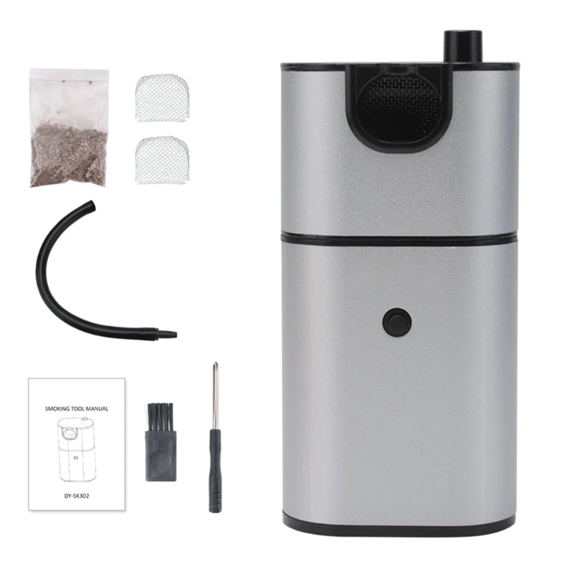 

Smoker Infuser Portable Kitchen Food Smoking with Wood Chips for Bar Cooking Meat BBQ Drinks Cheese Cocktails 367A