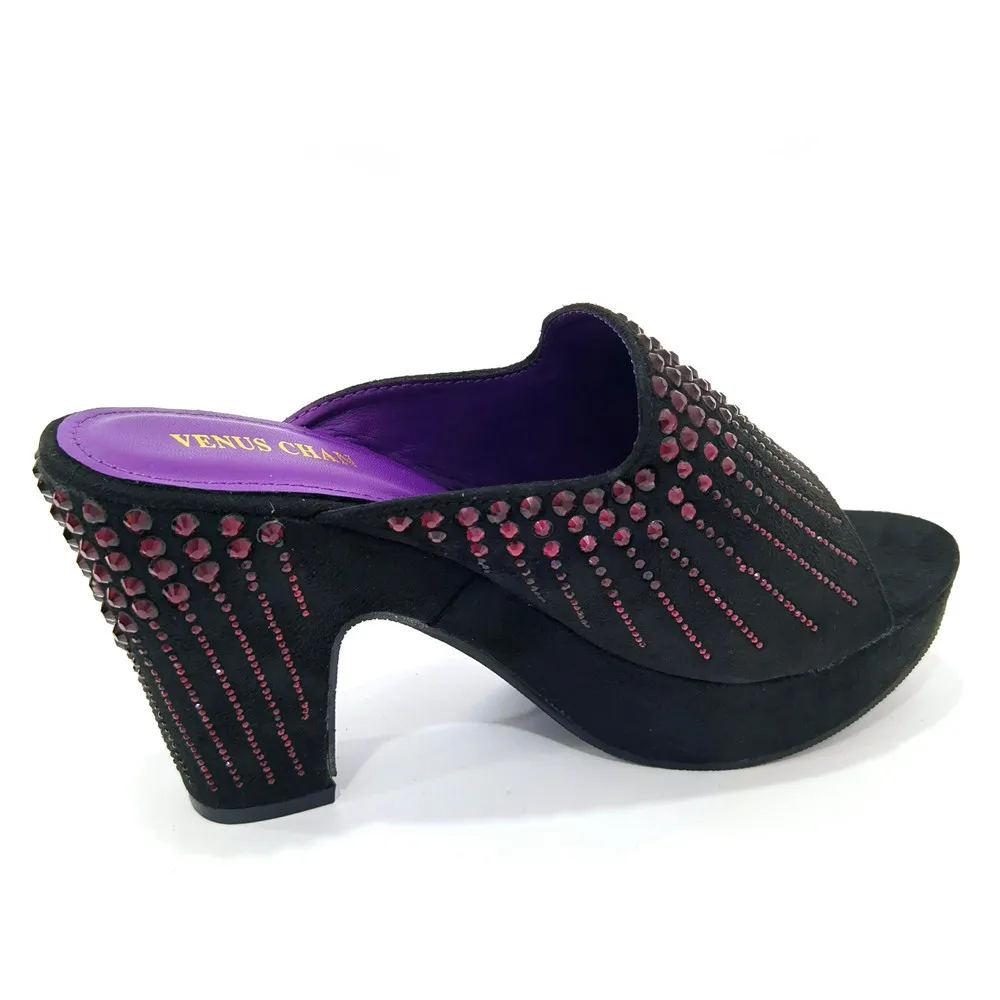 Designer Shoes Women Luxury 2022 Elegant Crystal Women Shoes Italian Women Wedding with Rhinestone Nigerian Party Wedding Pumps