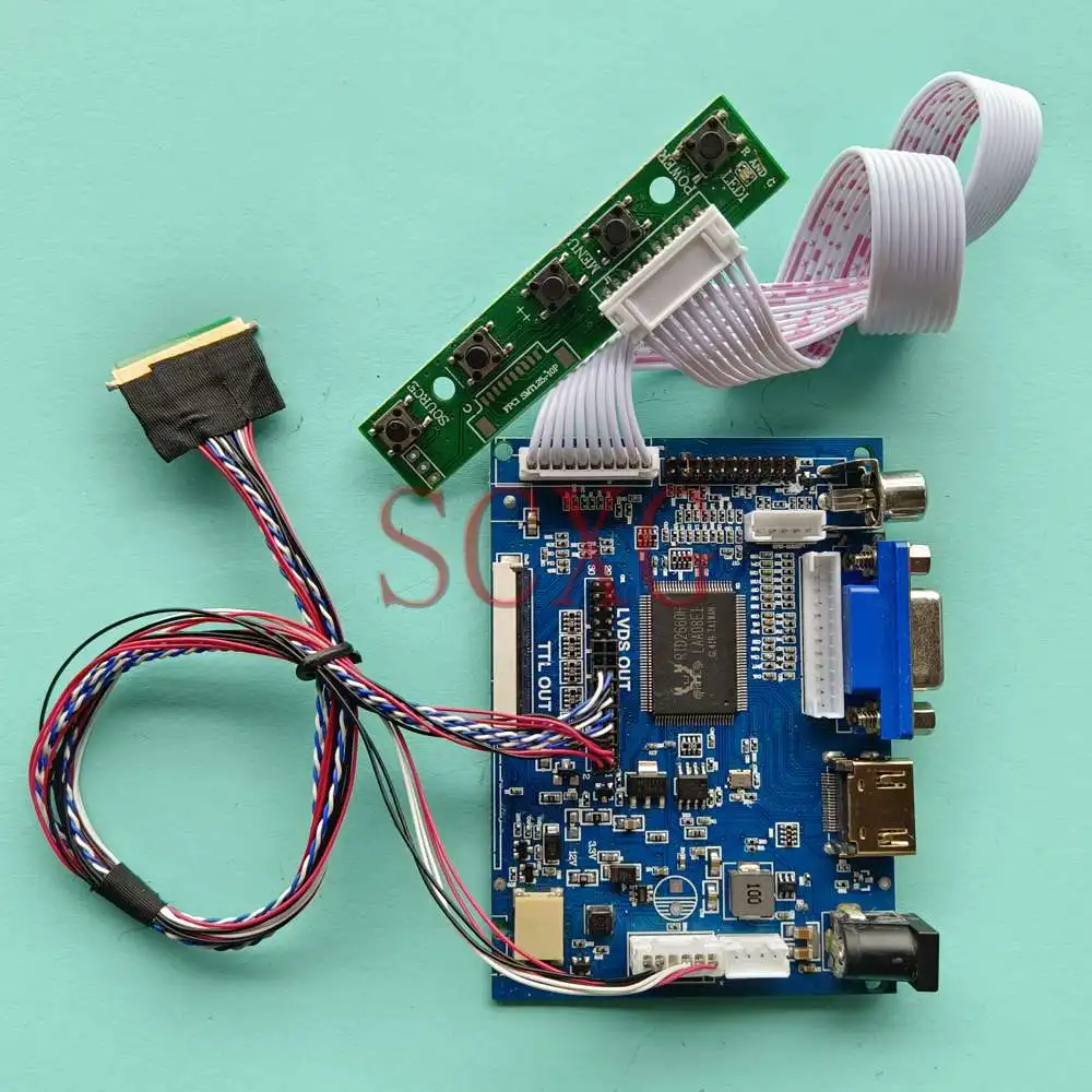 Для фото DIY Kit 1600*900 AV + VGA HDMI-LP173WD1-TLG1 17 3 &quotLVDS 40-контактная плата контроллера
