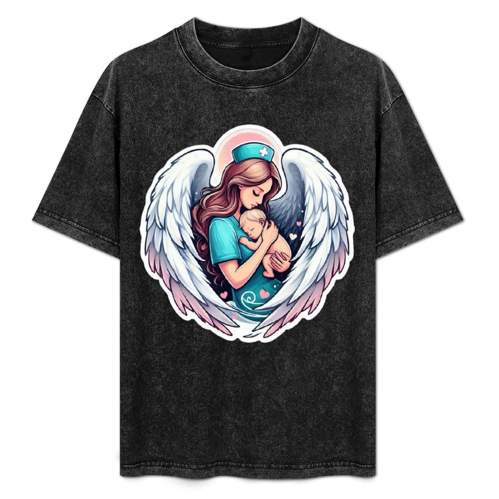 Футболка с ангелом-хранителем роскошная футболка забавные футболки мемми милая