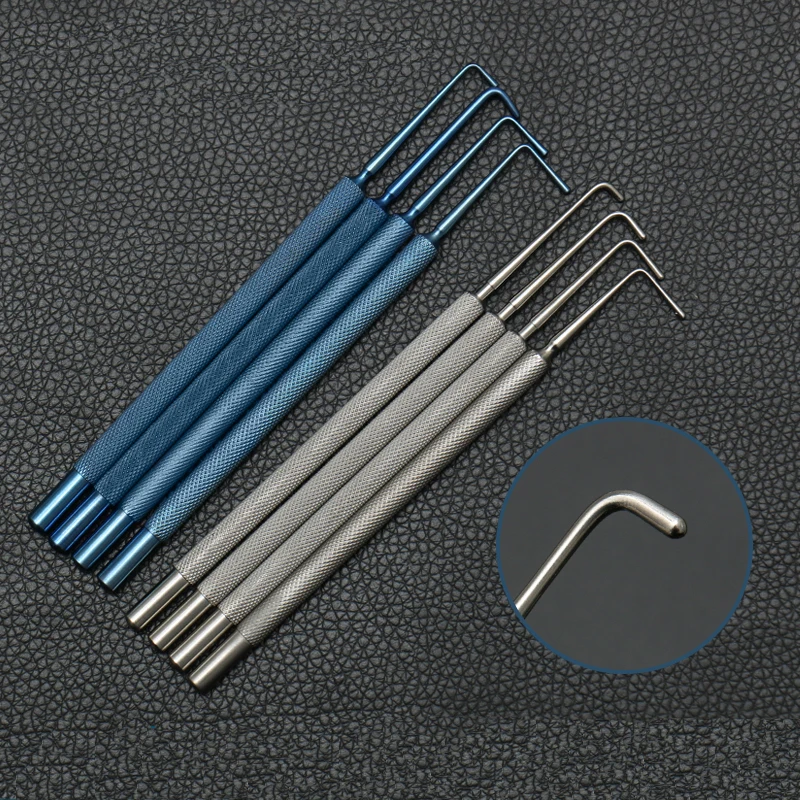 Офтальмологический вязальный крючок без отверстия, Круглый вязальный крючок, офтальмологический вязательный крючок 6 мм 8 мм 10 мм 12 мм