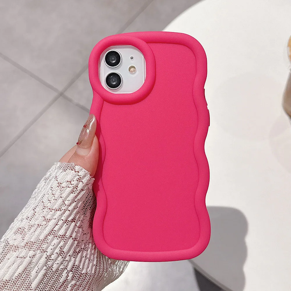 Фото Мягкий силиконовый волнистый чехол для телефона Huawei Nova Y90 Y71 Y70 Plus 7i 6 SE 3i 2 P40 Lite, яркий однотонный чехол-накладка ярких цветов Y90 №4