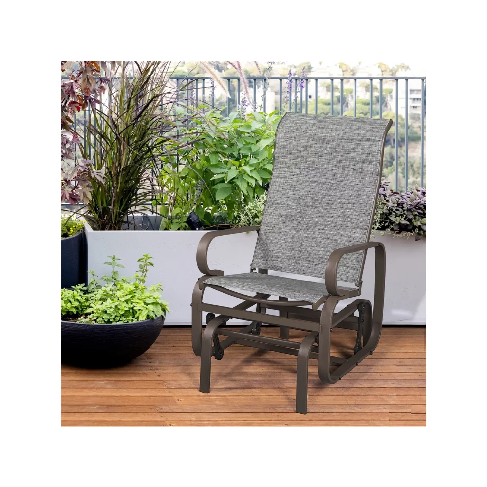 For Outdoor Garden Patio, Gray Outdoor Chair  Chairs  Balcony Furniture