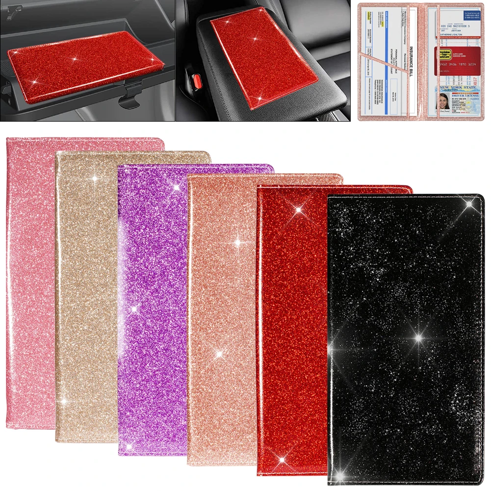 

Auto Driver License Cover PU Leather Credit Cards Car Registration Insurance Car Driving Documents Holder Protective Case