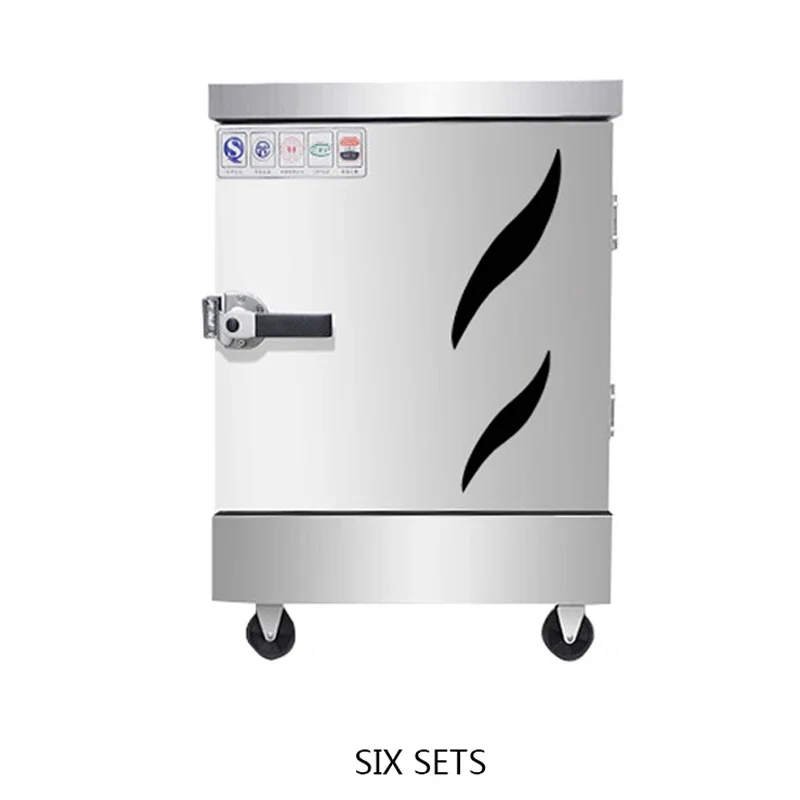 4/6 пластинчатый пароварка для риса с подогревом 220 В/380 В электрический