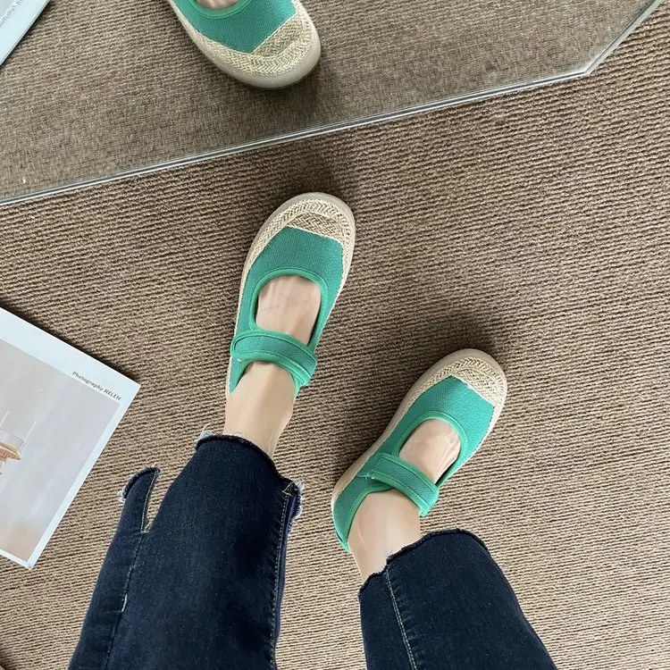 

Женские туфли на плоской подошве, удобные повседневные уличные туфли на плоской подошве с цветными блокировками, Размеры 35-40, лето 2022