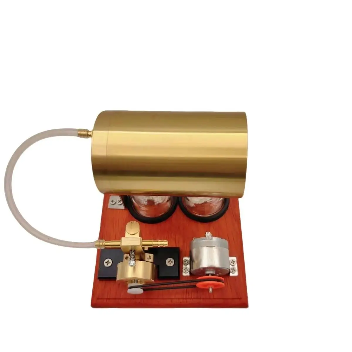 Одноцилиндровая модель поворотного двигателя парового генератора в стиле ретро