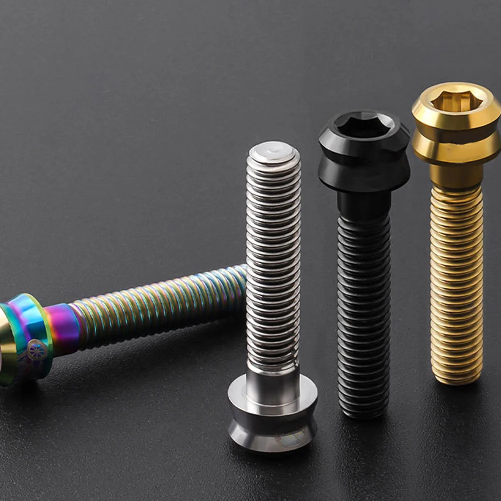 Велосипедный винт M5/M6 из титанового сплава с дисковым тормозом суппорта горный