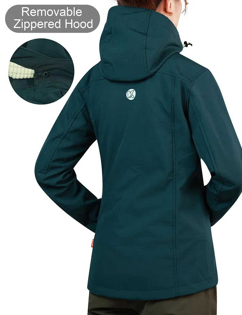 Женские походные куртки kutake Softshell легкая флисовая спортивная одежда съемный