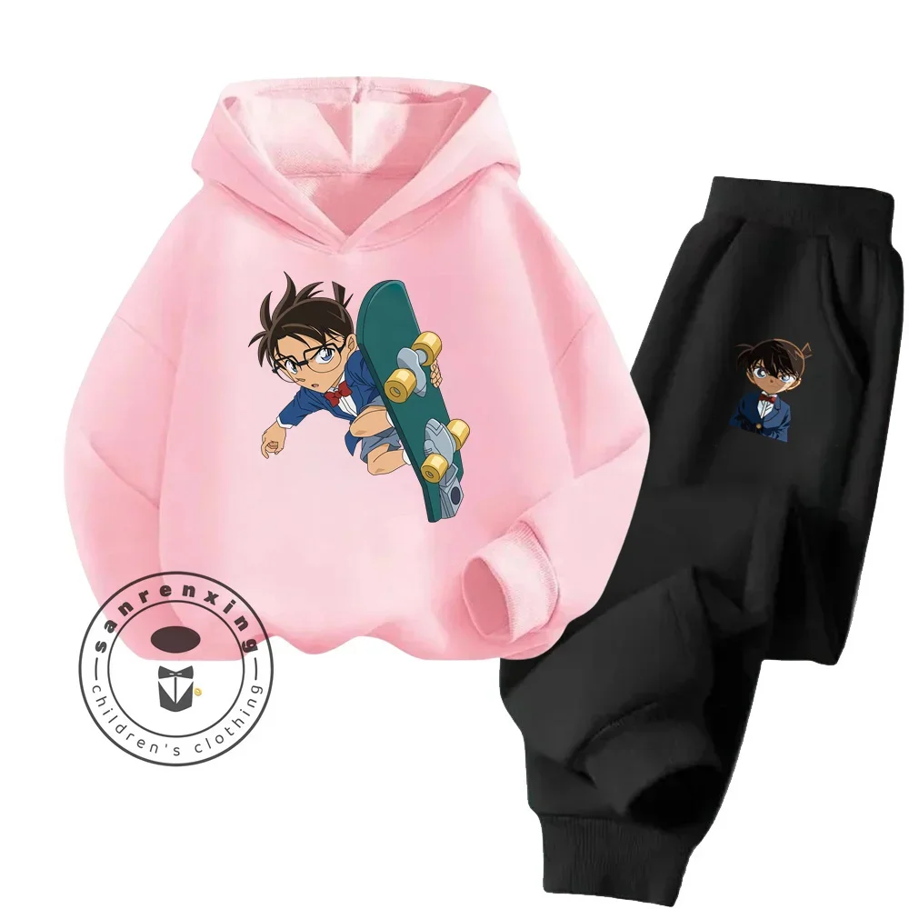 Хлопковый пуловер с капюшоном Детектив Конан костюм персонажа из мультфильма