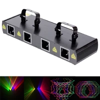 high quality 4 lens 580mw rgby dmx laser projector disco dj stage party lighting professional 4 heads beam wash lights