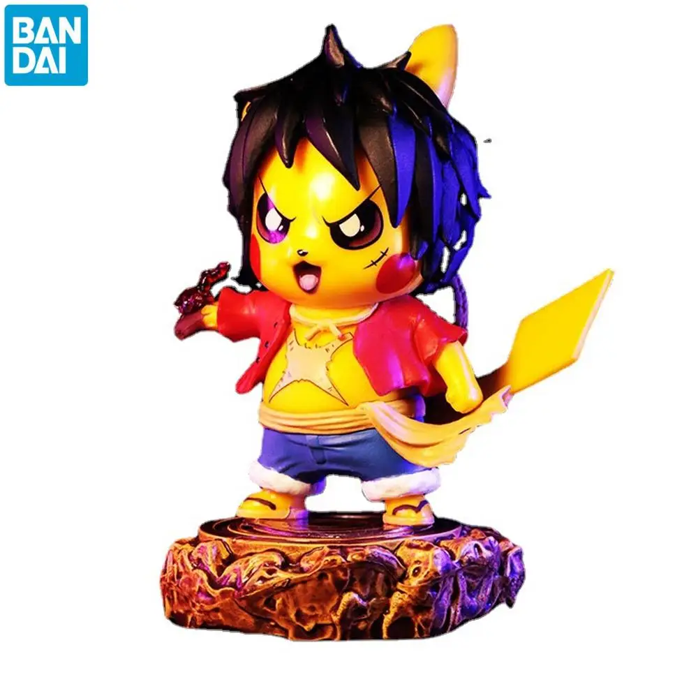 Оригинальная Bandai One Piece Roronoa Зоро, Луффи Portgas d Ace Enel Cos Pkq 11 см забавная аниме игрушка Статуя Модель коллекционные подарки для мальчиков