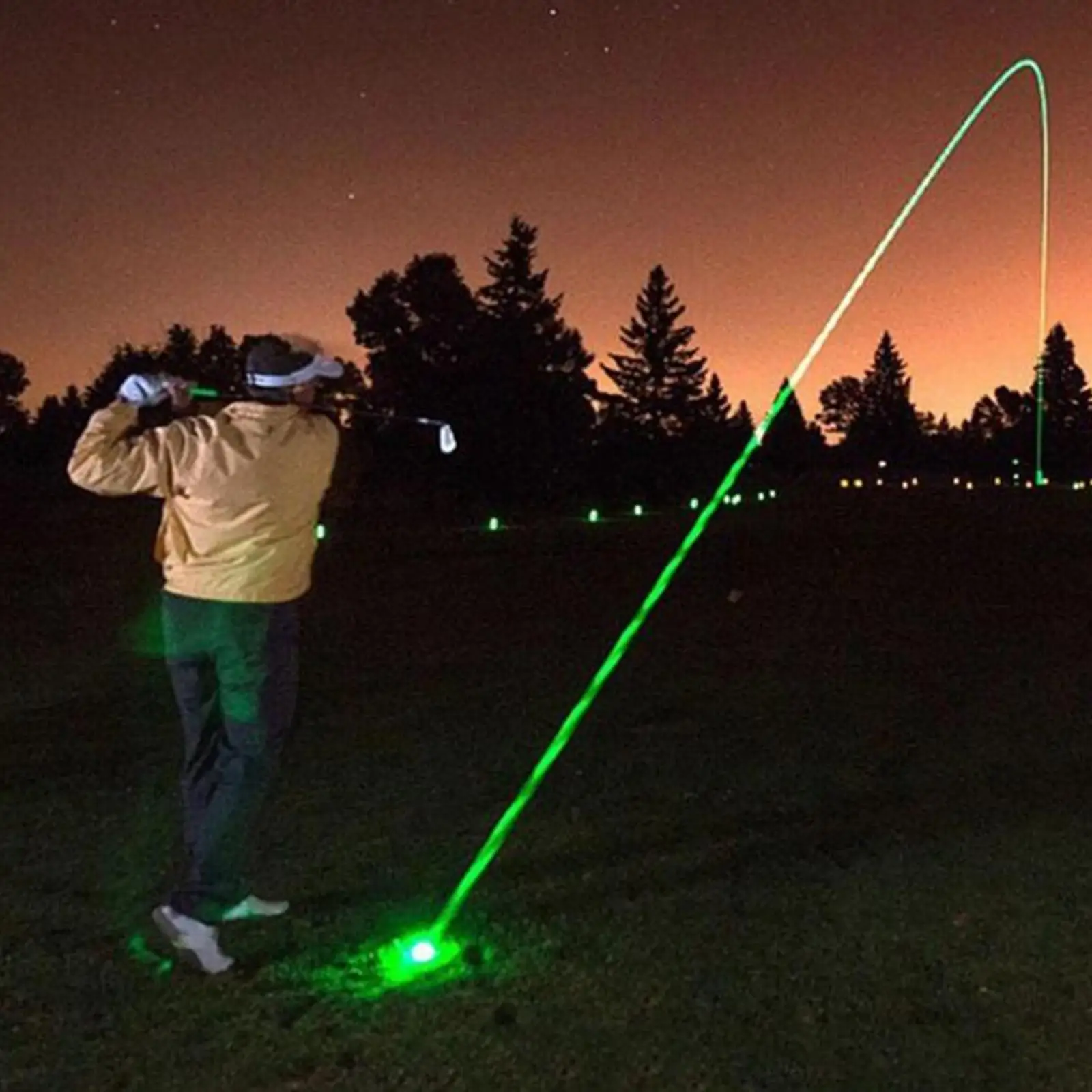 

Светящийся ночной мяч для гольфа, светящийся в темноте, долговечный, без светодиодов внутри для тренировок, ударов по гольфу, подарок, оборудование для гольфа