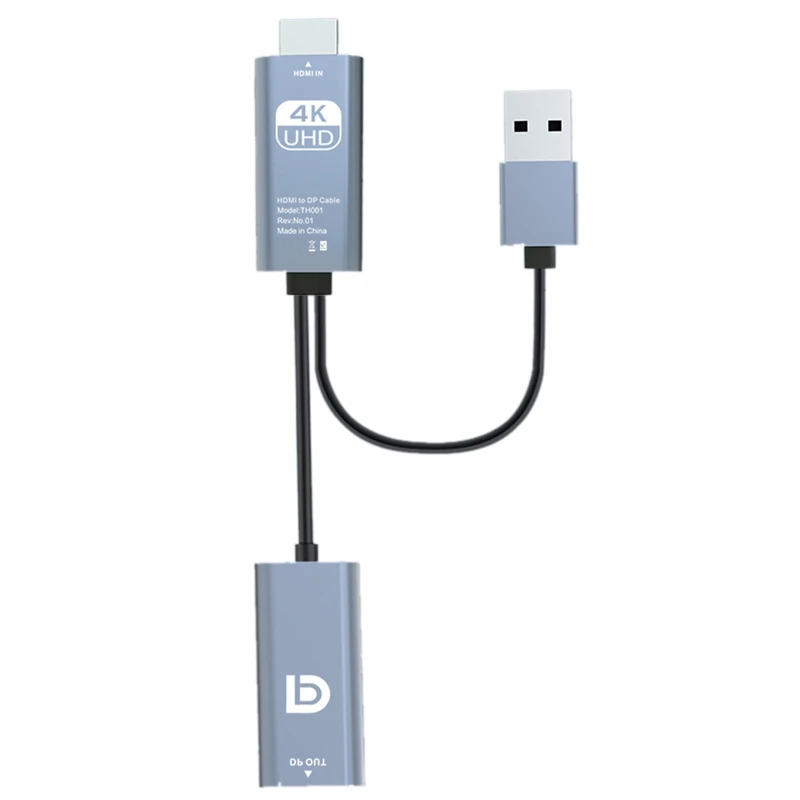 

HDMI-Compatible To DP Conversion Cable 8K HD Display HDMI-Compatible Revolution To Displayport Female 30Hz