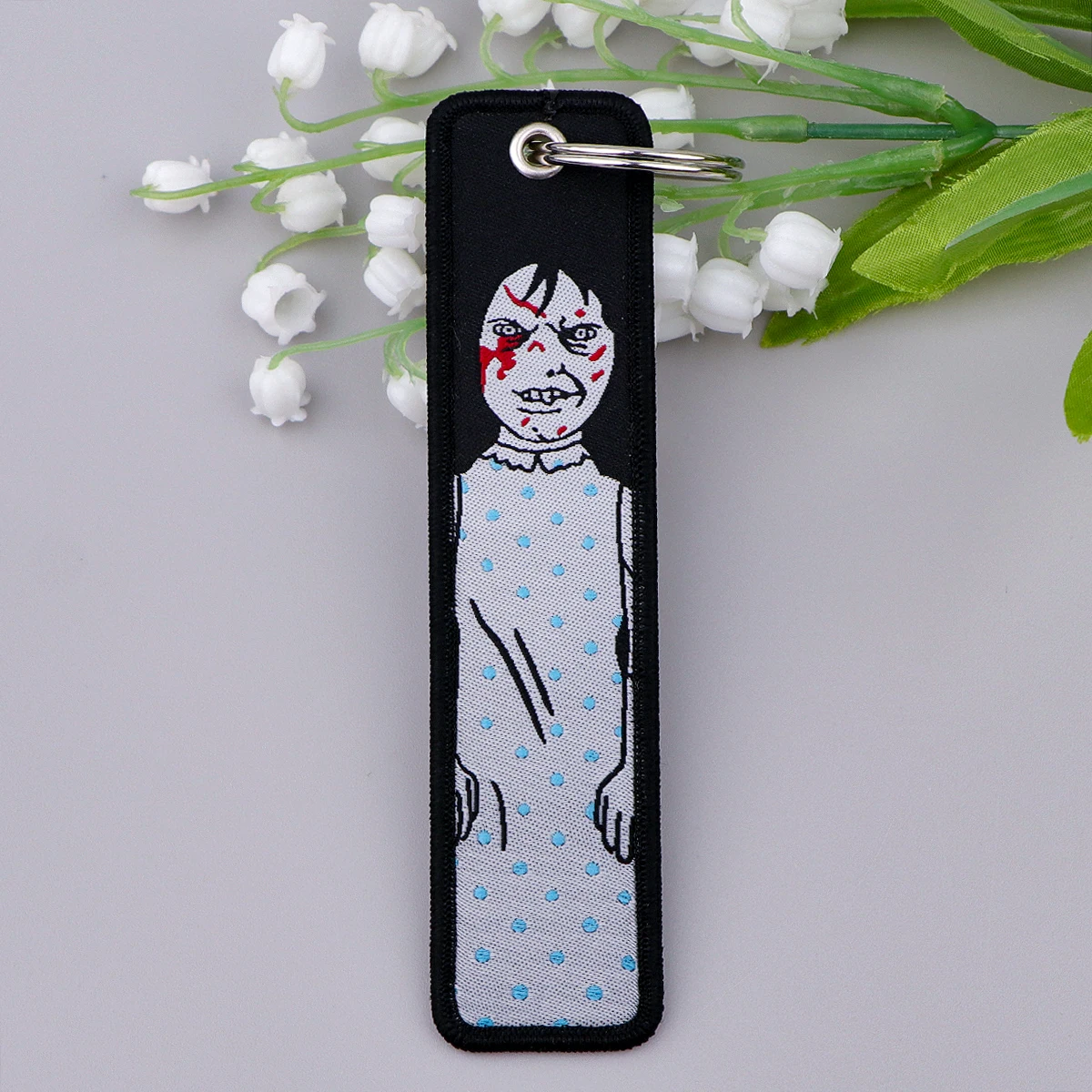 mer brelok do kluczy samochodów plecak breloki na klucze moda haftowane Jet Tag akcesoria prezenty