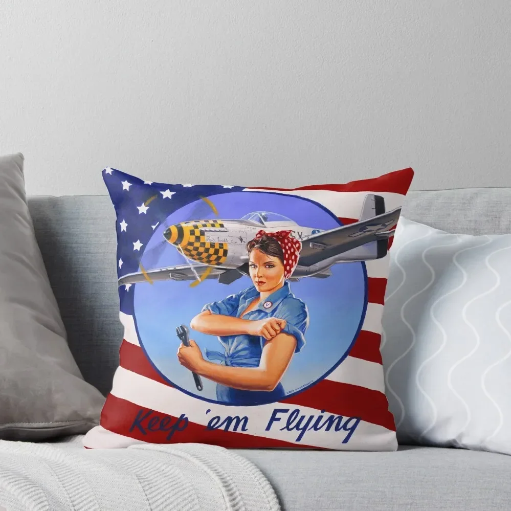 Декоративная Подушка Keep Em' Flying - American Beauties от Грега хилдебрандта роскошные