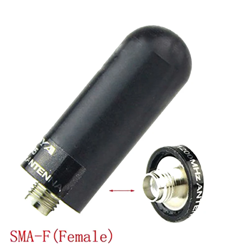 

1pc Antenna High-gain NA-805 SMA Female Dual-Band Short Accessories Black