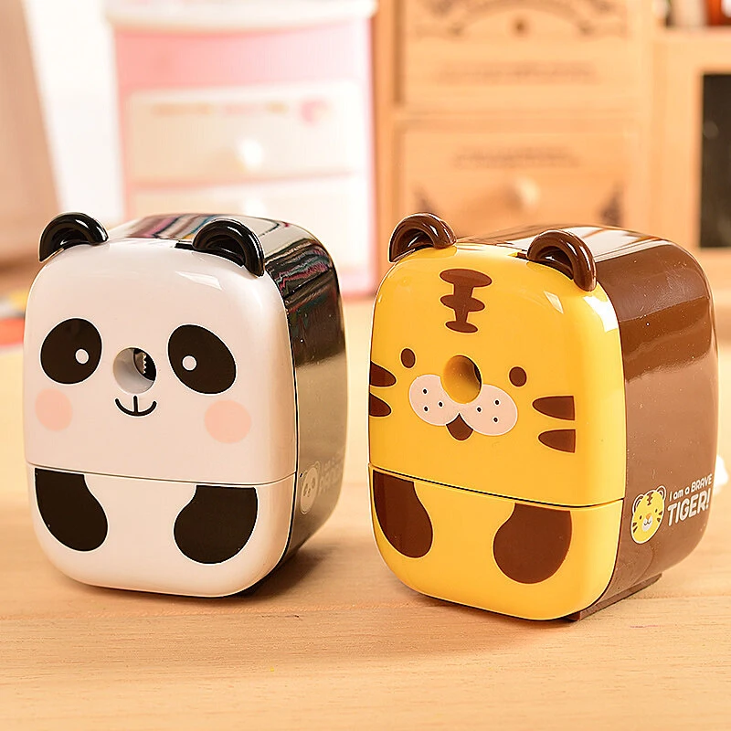 Sharpener Kawaii Korean Stationery Hand Crank Manual Pen Cut