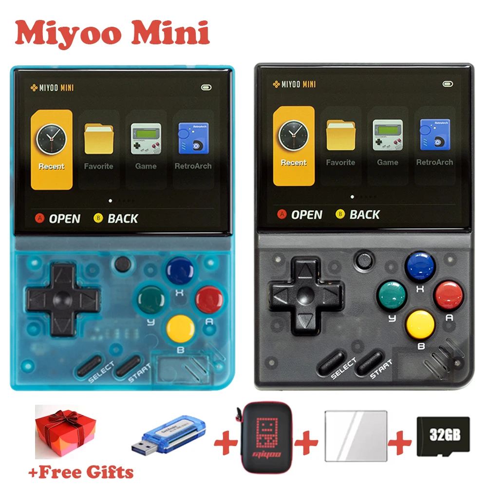 2 8 дюймовый IPS HDScreen для MIYOO MINI V2 Ретро портативная игровая консоль видеоигровые