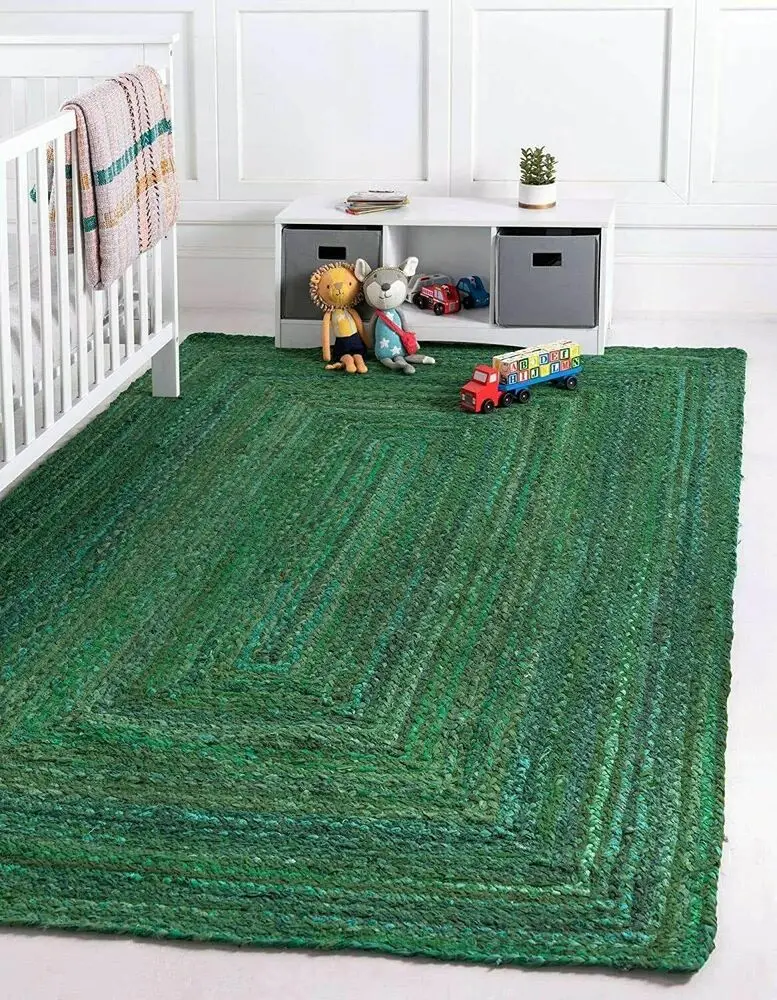 Rug 100% Natural Cotton Braided style Runner Rug Living Modern Area Carpet Rug bedroom decor  home  carpet