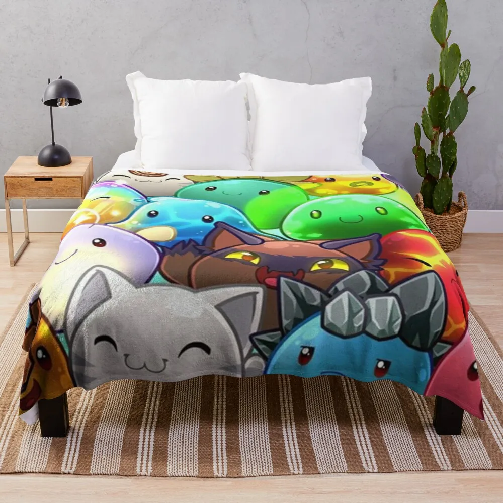 

Slime rancher Throw Blanket Couple Sheep Wool Blanket