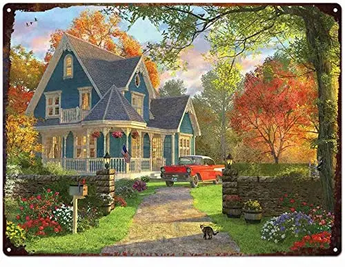 

Yard House Tin Signs, Country Farm Vintage Metal Tin Sign