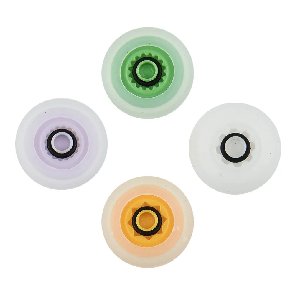 

4PCS Shower Head Flow Control Valve Set Silicone HA Series Top Spray Shower 4 Points Water Saver Device Flow Reducer Limiter