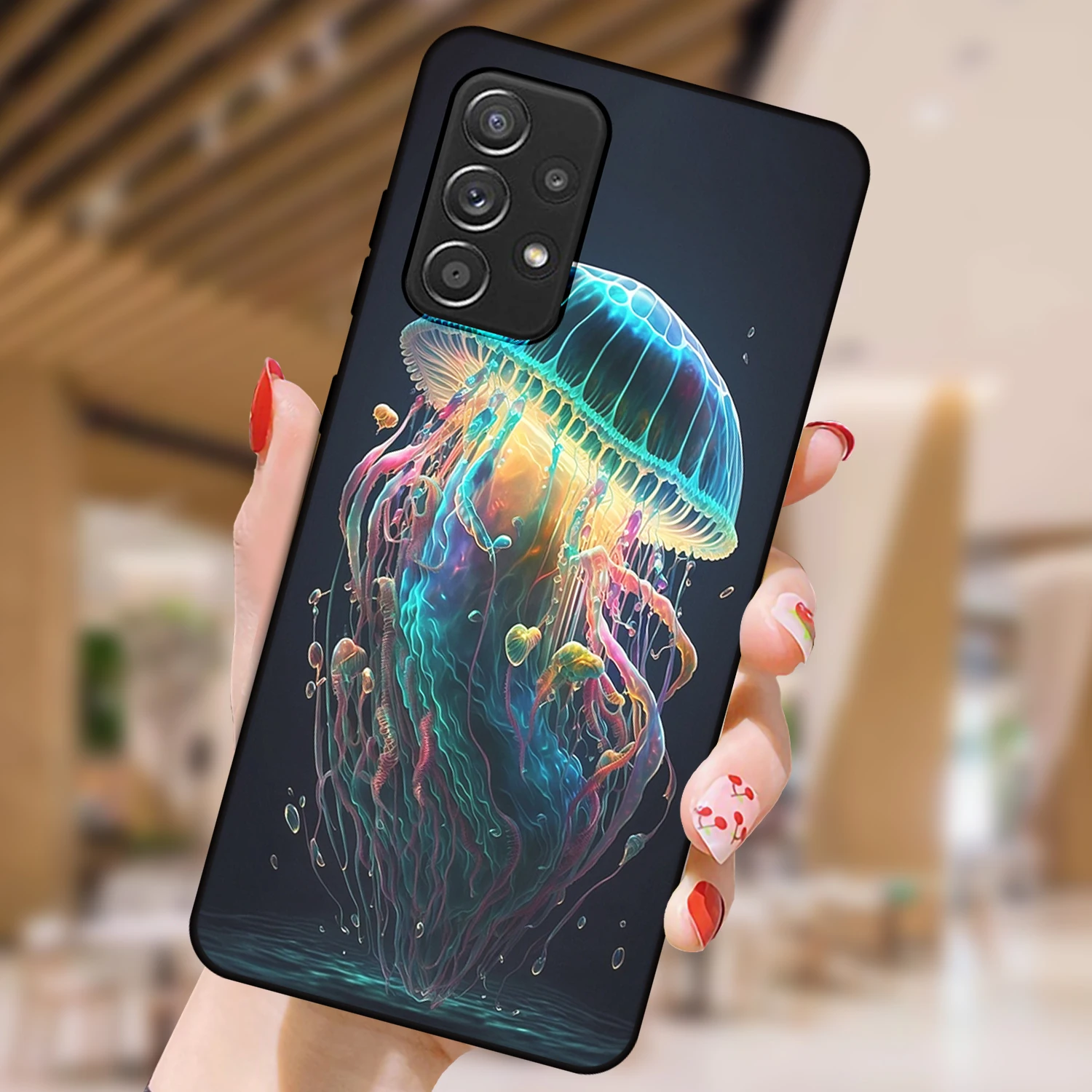 Силиконовые чехлы JURCHEN для Samsung Galaxy S24 FE S25 Edge Plus Ultra A16 A36 A06 A56 5G чехол с милым