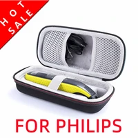 shockproof protective portable case for philips oneblade trimmer shaver eva travel carrying bag storage pack cover zipper pouch