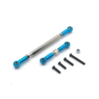 metal upgrade front axle steering rod servo rod for mn 112 d90 d91 d96 mn98 99s rc car parts
