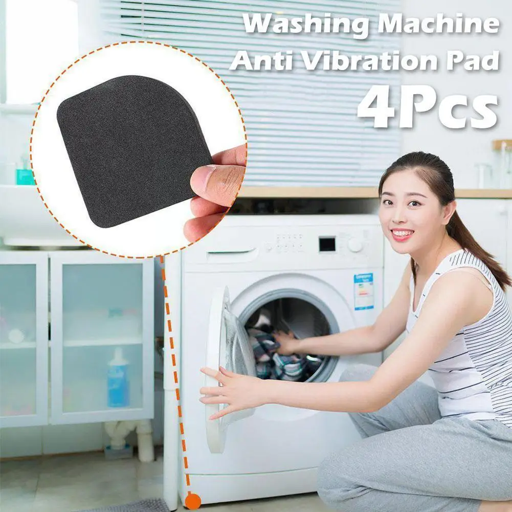 Купи 4pcs/set Washing Machine Anti Vibration Pad Shock Proof Foot Feet Slip Stand Mats Mat Refrigerator Non S1u4 за 43 рублей в магазине AliExpress