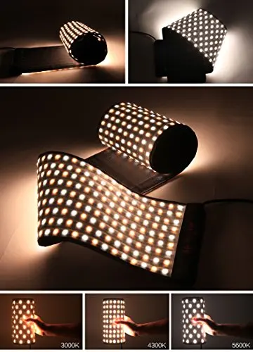 RX-29TDX двухцветная Регулируемая яркость 3000K-5600K 100W водонепроницаемая гибкая