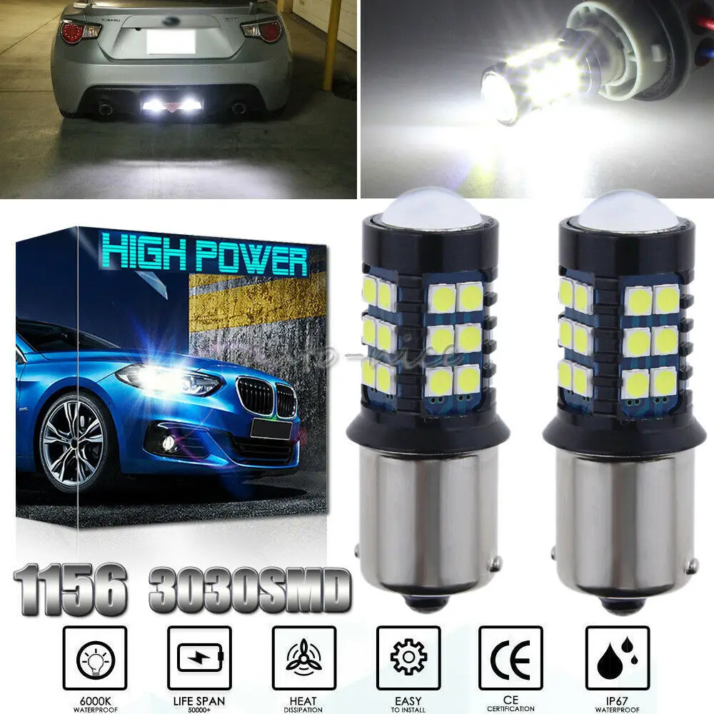 

2X 3030Smd 6000K Белый 1156 1141 Led для лампы внутреннего освещения