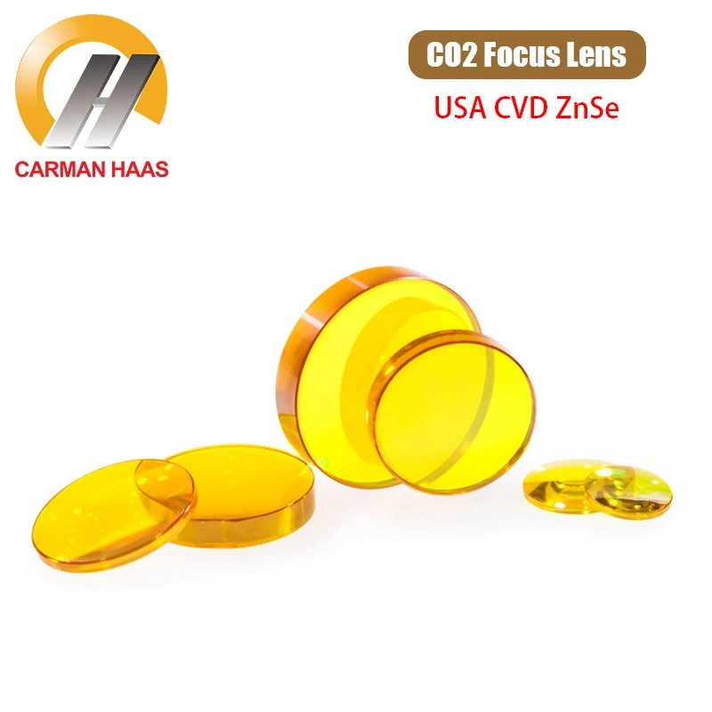 

CO2 Focus Lens USA ZnSe Focus Lens Dia. 18mm 19mm 20mm FL 38.1 50.8 63.5mm 75mm 100mm 127mm for For Laser Cutting Machine