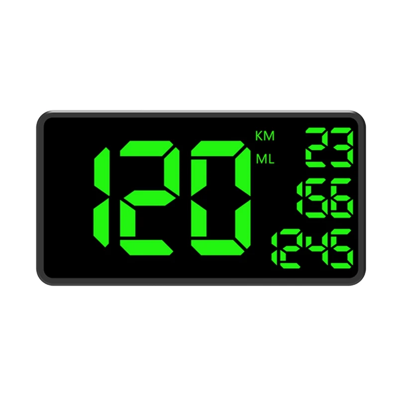 

Cars GPS HUD Heads UP Display Digital Speedometer With LED Screen Speed Projector For Cars & Other Vehicles