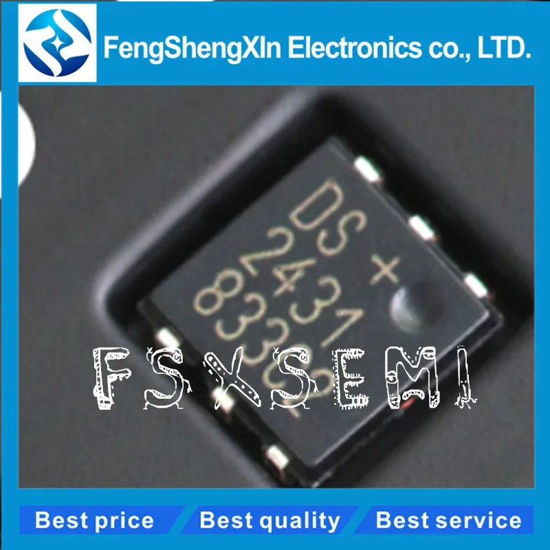 

10pcs/lot DS2431 DS2431P+ DS2431P+TR SOJ6 1024-Bit 1-Wire EEPROM IC