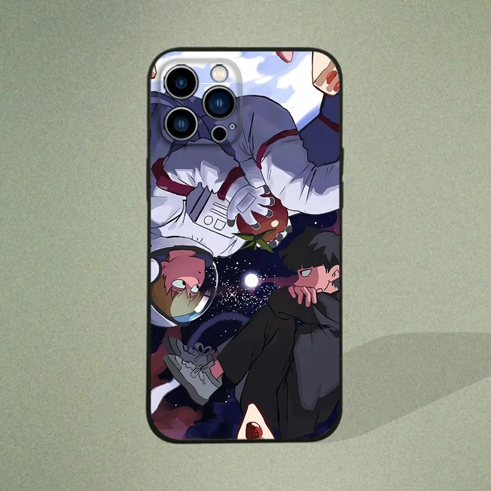 Чехол для телефона Mob Psycho 100 IPhone 15 14 13 12 11 Pro Max Mini 8 7 Plus SE2 X XR XS MAX мягкие силиконовые